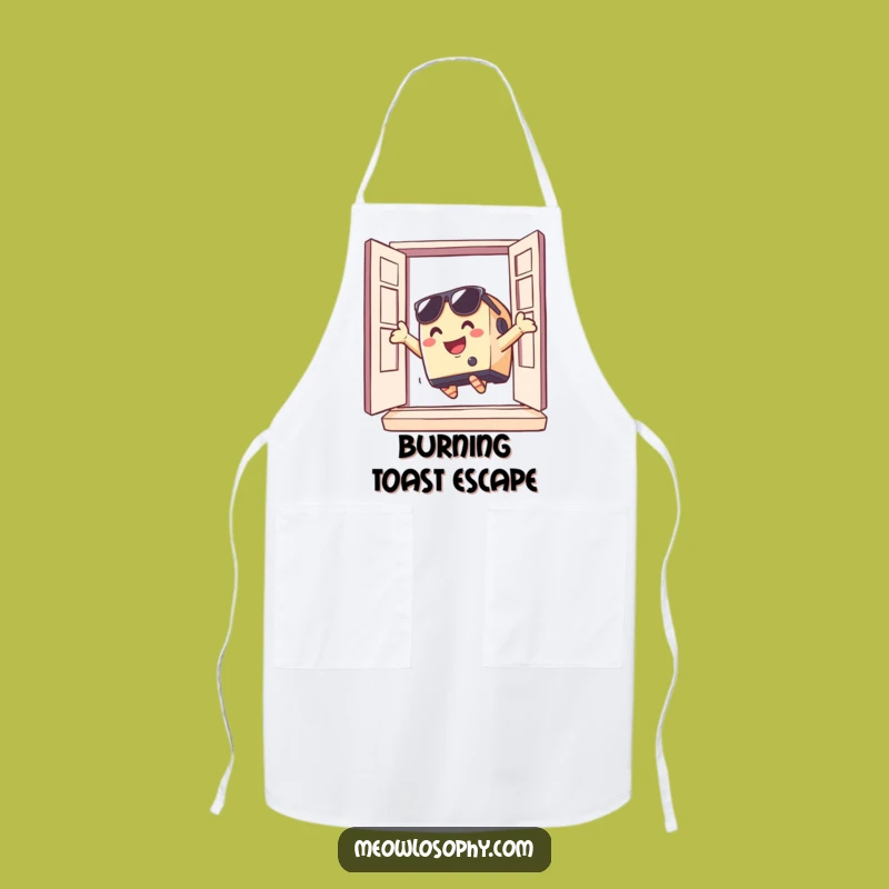 Funny Toaster Escape Apron: Cook Up Laughs with this Kitchen Antics Gift