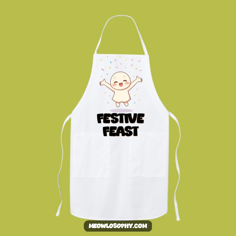 Funny Joyful Twirling Apron: Confetti Shower Fun for a Hilarious Kitchen Gift