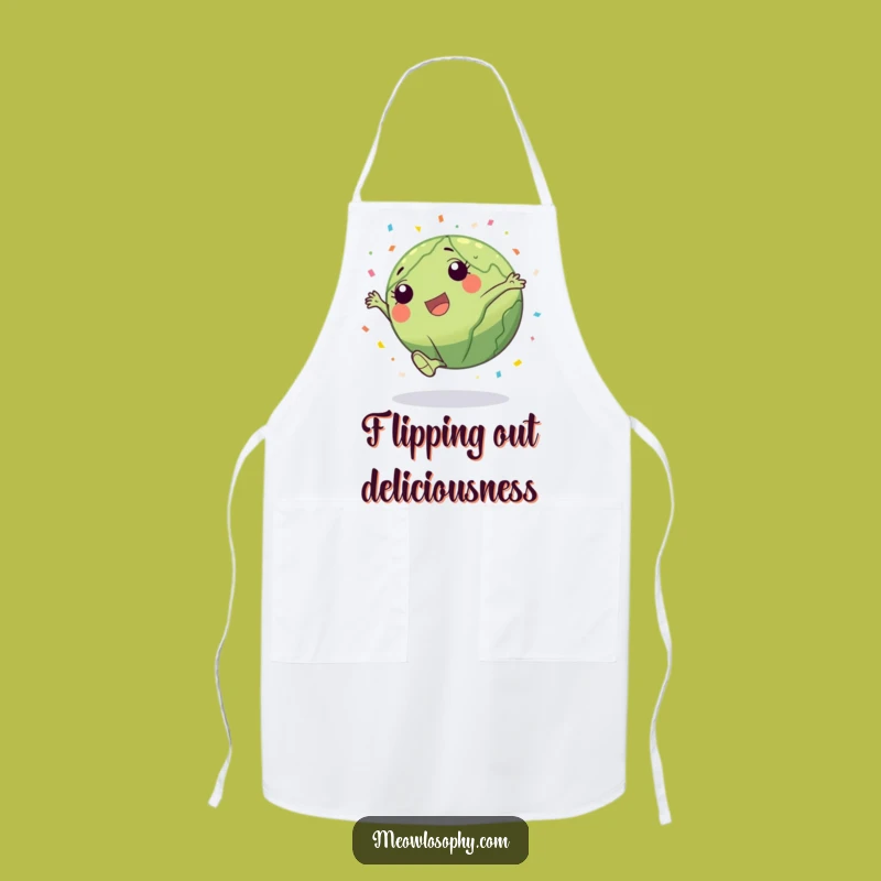 Funny Earth Cartwheel Apron - Joyful Kitchen Gift for Fun Cooks