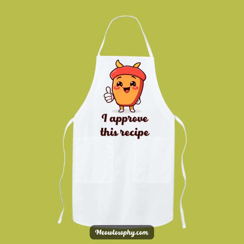 Funny Kawaii Fajita Apron: Cheesy Ingredient Kitchen Fun