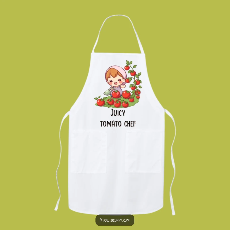 Funny Gardener Apron: Hilarious Tomato Watering Protection for Cooks