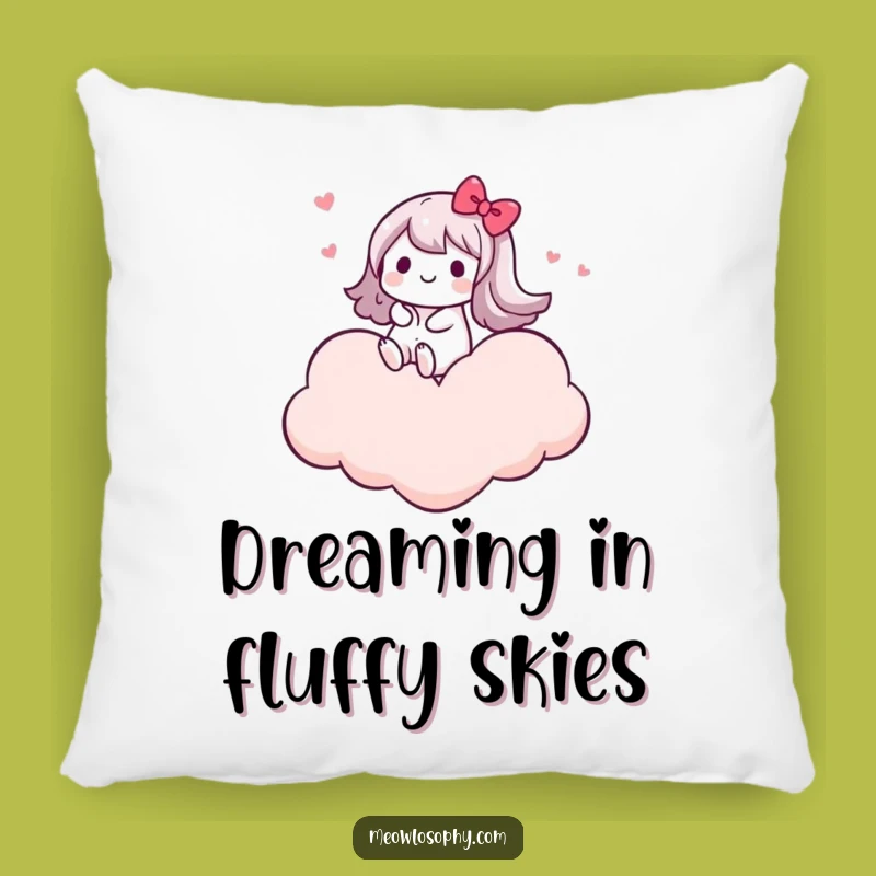 Funny Kawaii Cloud Rider Pillow: Cozy Comfort of Pure Joy