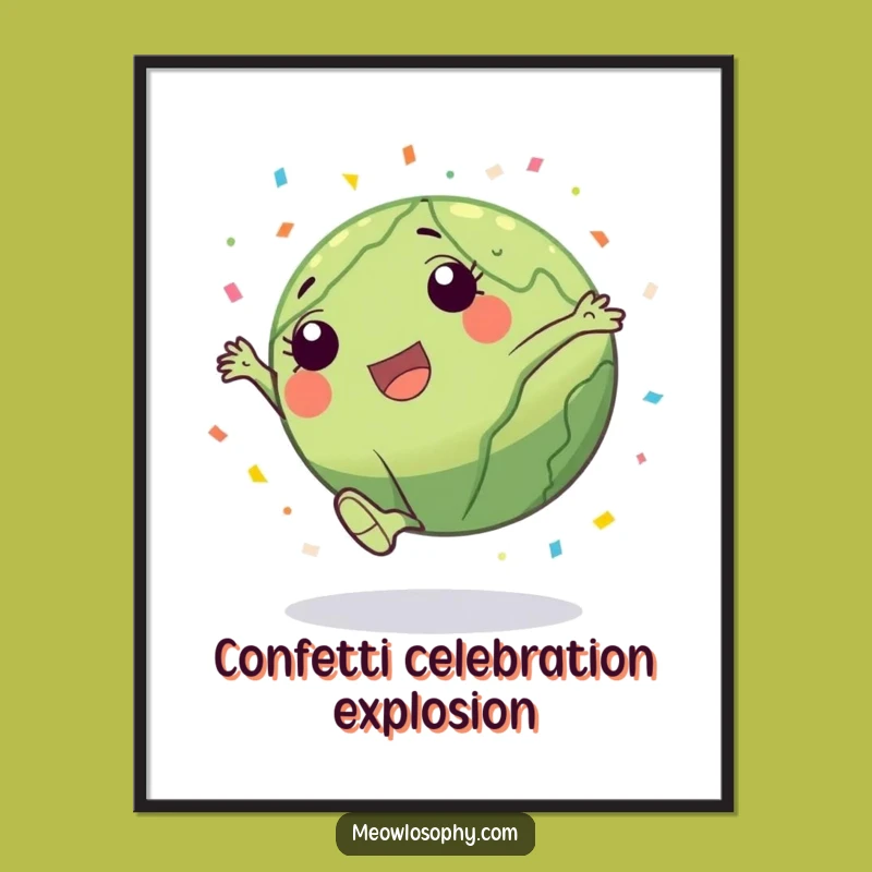 Funny Earth Cartwheel Digital Art - Instant Festive Download Gift