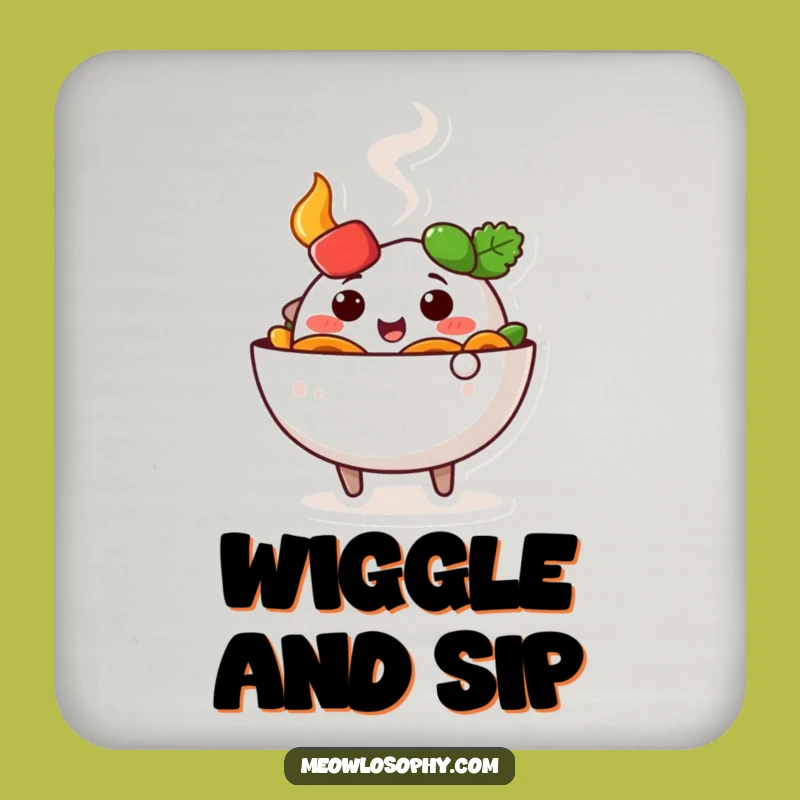 Funny Fajita Bowl Coaster: Cute Wiggling Protection for Food Lovers