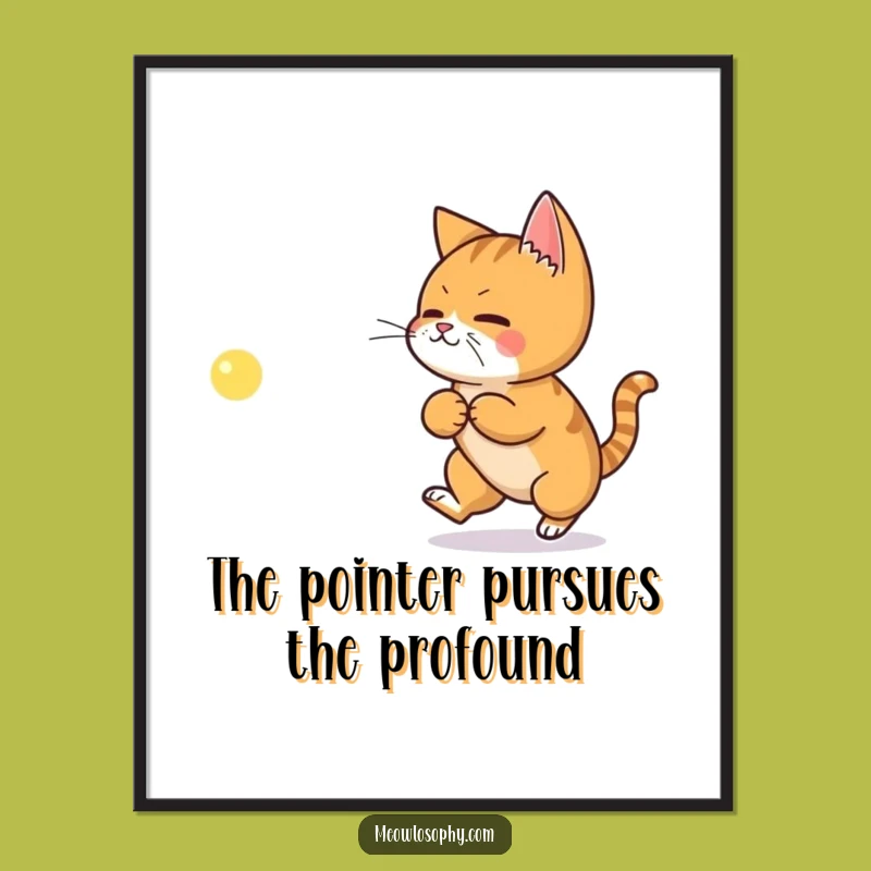 Free Printable Wall Art: Cat Laser Philosophical Symbol Funny Decor