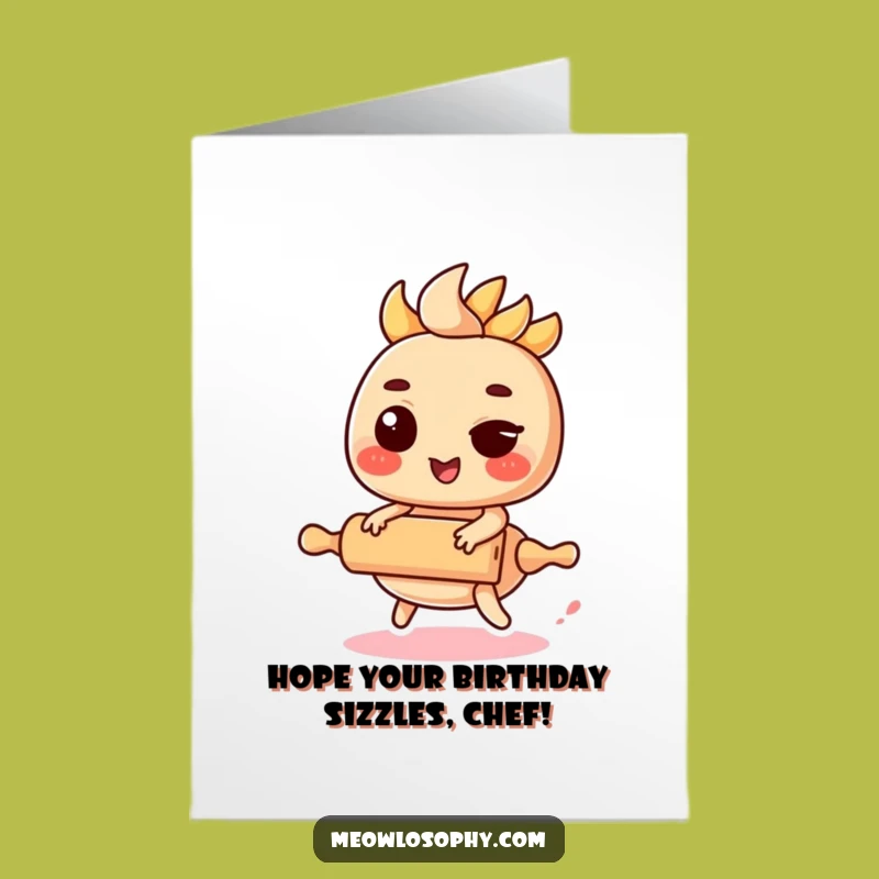 Free Printable Birthday Card: Fajita Rider, Quirky Downloadable Gift!