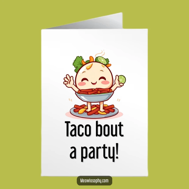 Free Printable Happy Birthday Fajita Card: Hilarious Foodie Gift, DIY Downloadable Fun
