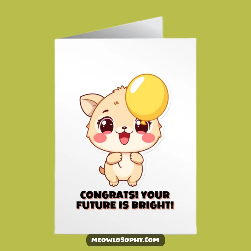 Free Printable Balloon Congrats Card: Exciting Downloadable for Big News!