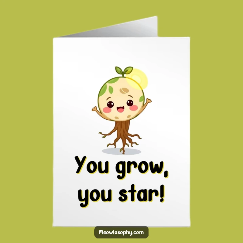 Free Printable Congrats Card: Earth's Celebration Dance! Downloadable Gift