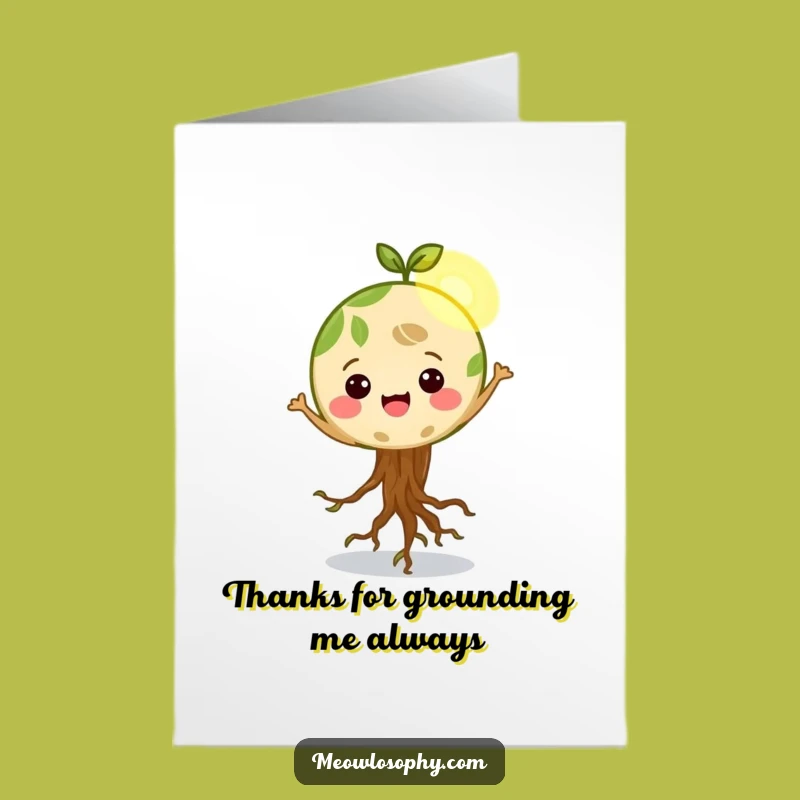 Free Printable Thank You Card: Earth's Grateful Dance! Downloadable Fun