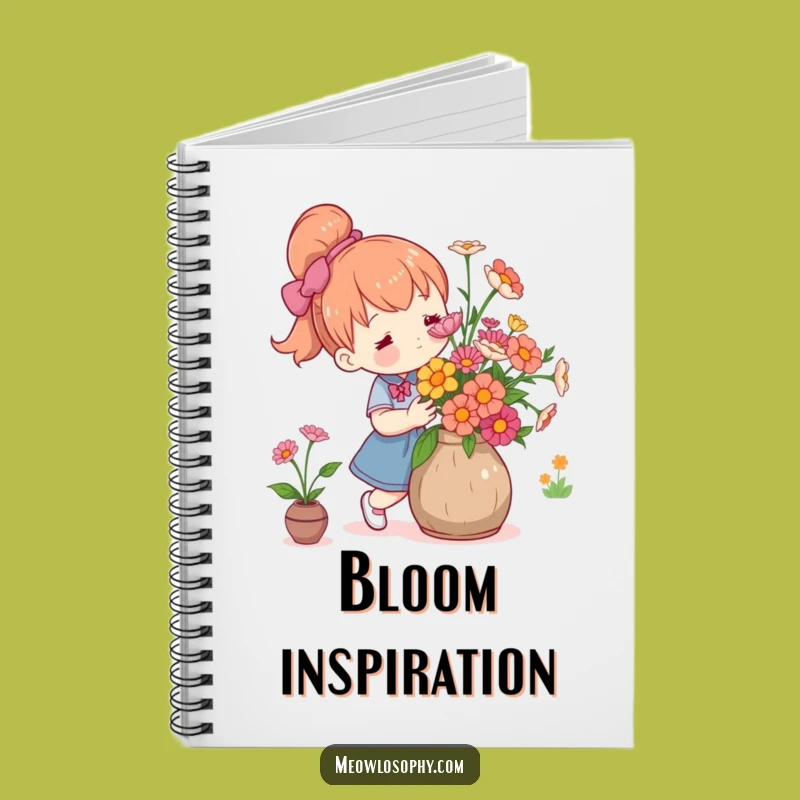 Funny Flower Arranger Notebook: Gardener's Journal, Cute Floral Gift