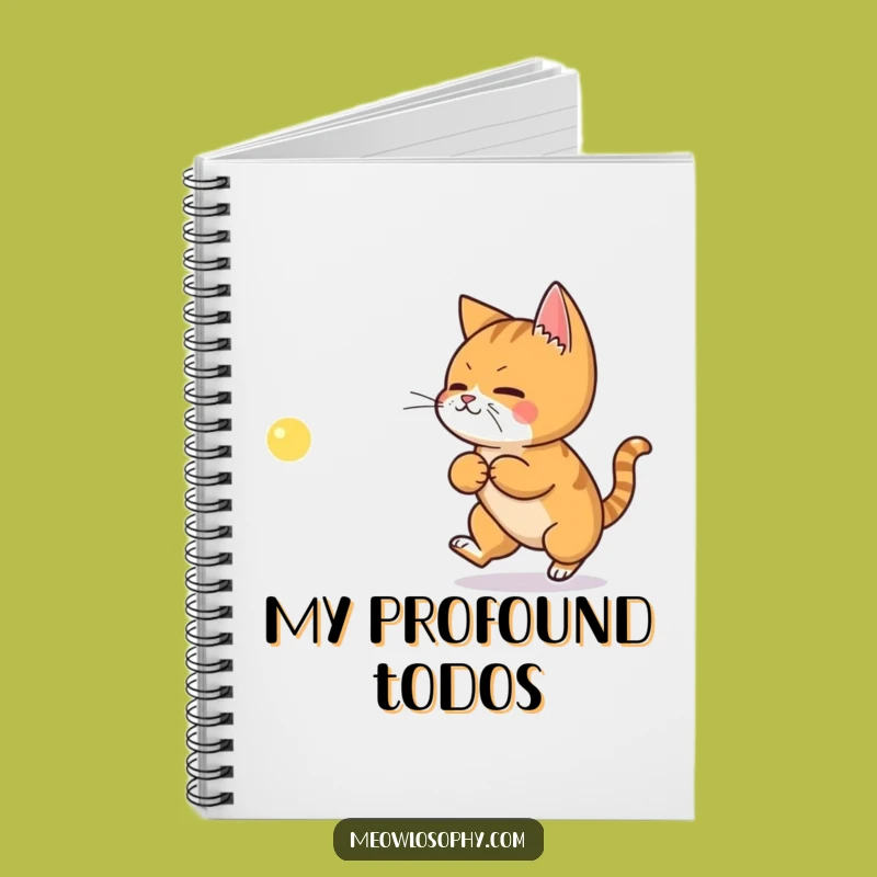 Capture Your Thoughts: Funny Ginger Cat Notebook Gift