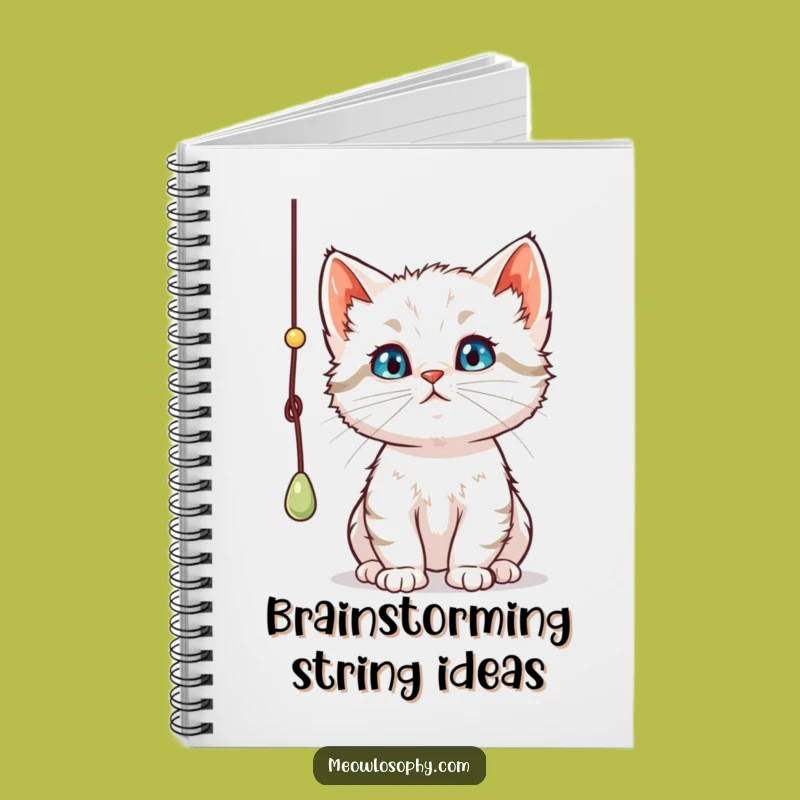Funny Curious Kitten Notebook: Thoughtful Cat Journaling, Gift for Writers