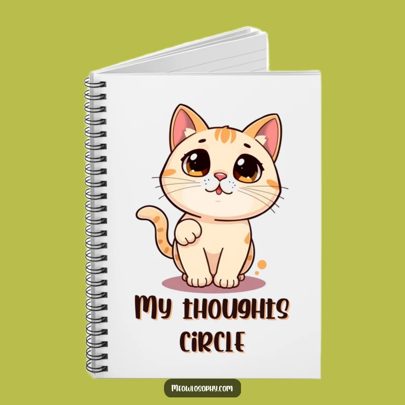 Funny Laser Cat Notebook: Feline Dot Chasing Journal Gift