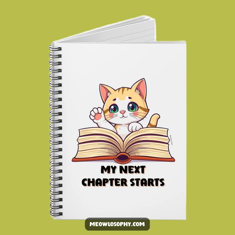 Inspire Your Thoughts: Funny Curious Cat Notebook Gift