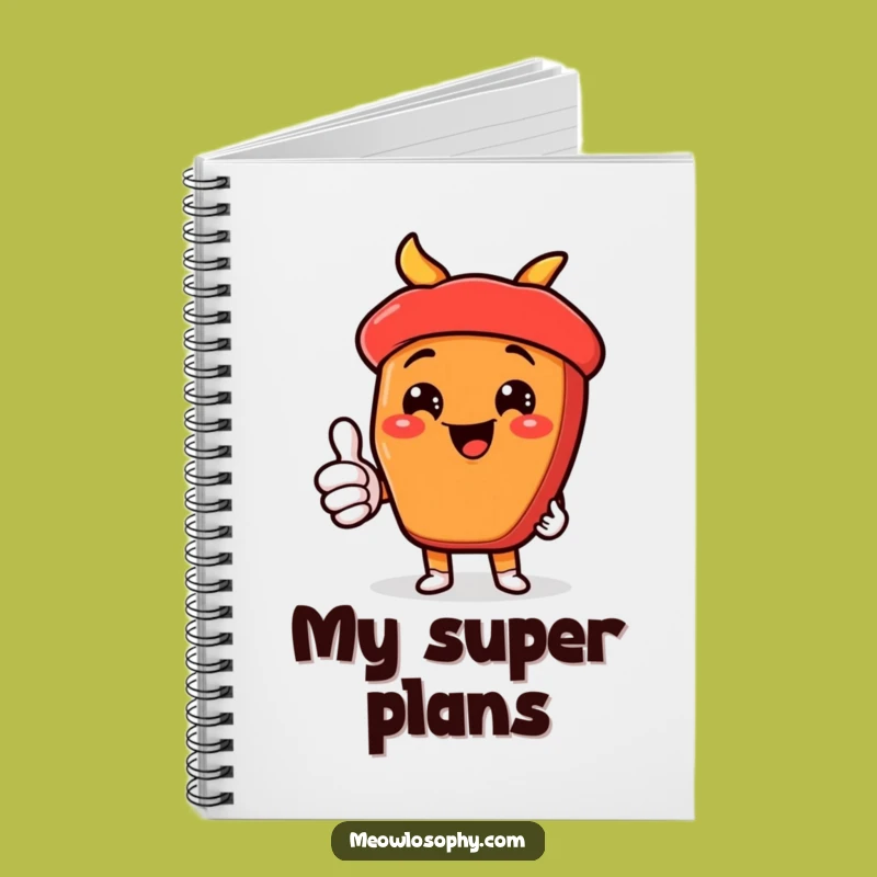 Funny Kawaii Fajita Notebook: Cheesy Ingredient Journal for Recipes