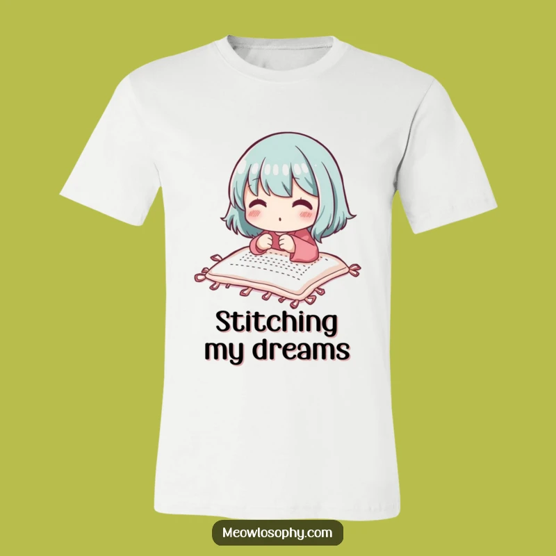 Funny Quilter T-Shirt: Adorable Stitcher, Craft Apparel Gift