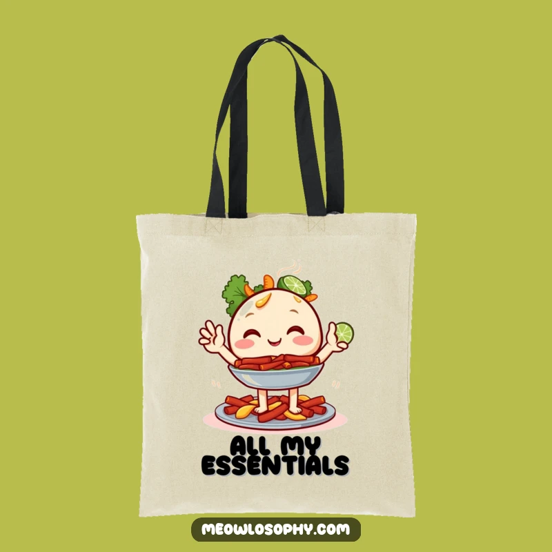 Funny Fajita Platter Tote Bag - Stylish & Hilarious Grocery Gift Bag