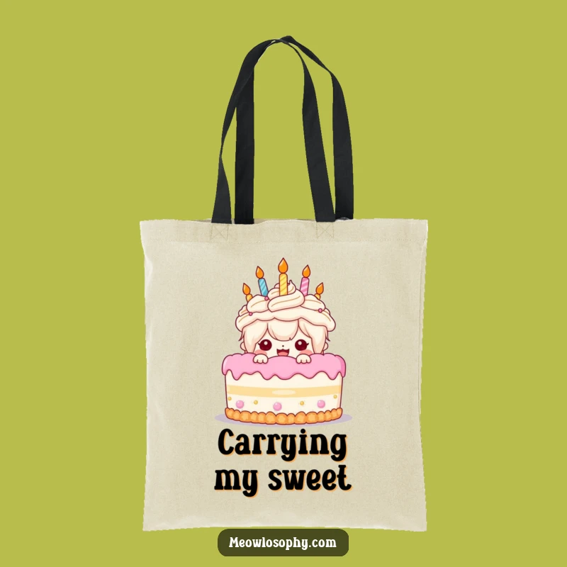 Funny Birthday Cake Tote Bag: Carry Your Party Essentials